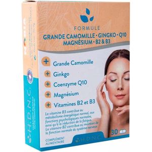 H.D.N.C Koortswortel Ginkgo Co-enzym Q10 Magnesium Vitamines B2 en B3 30 Tabletten