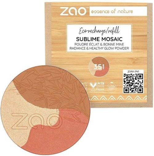 ZAO - Sublime Mozaïek Blush - Goud Medium - 8 g