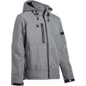 Nine Worths 1133 Flores Softshell-Lichtgrijs-XL