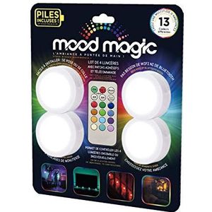 Mood Magic 01 wandlamp, wit, 4 stuks