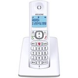 Alcatel F530 Draadloze telefoon met geavanceerde oproepblokkering, handsfree, groot display, VIP-beltonen, 10 oproepmelodieën, wit/grijs
