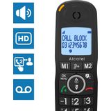 Alcatel XL595 Duoset Dect draadloze telefoon met antwoordapparaat met grote toetsen en grote display