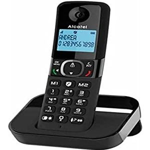 Alcatel - F860 - Draadloze Dect Telefoon - Zwart - Nummerblokkering