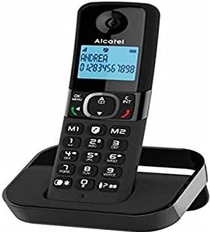 Alcatel - F860 - Draadloze Dect Telefoon - Zwart - Nummerblokkering