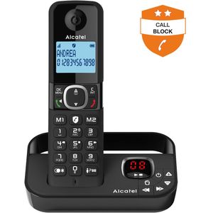 Draadloze vaste telefoon - ALCATEL - F860 voice trio zwart - Ongewenste oproepen blokkeren