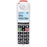 swissvoice Xtra 2355, draadloze DECT-telefoon met grote toetsen en antwoordapparaat, audio-boost, luide beltonen, compatibel met hoortoestellen, oproepblokkeringsfunctie