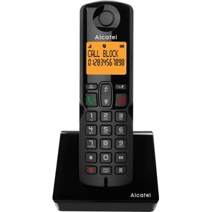 Alcatel - Dec S280 - Draadloze Vaste Telefoon - Zwart - Slimme Oproepblokkering