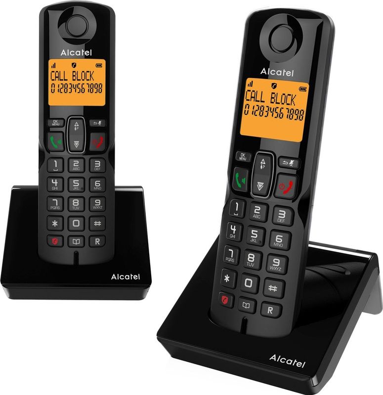 Alcatel S280 Duo - Draadloze Vaste Telefoon - Wit - Handsfree-functie