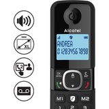 Alcatel F860 Trio set dect huistelefoon met nummerweergave antwoordapparaat en ongewenste beller blokkering - 3 handsets
