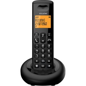 Alcatel - E160 Duo - Draadloze DECT-telefoon - Zwart