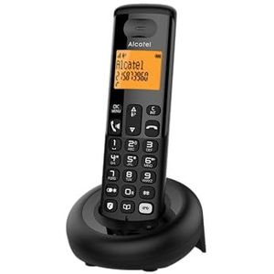 ALCATEL E260 Solo Voice Zwart Draadloze telefoon met antwoordapparaat. Oproepblokkering en handsfree functie
