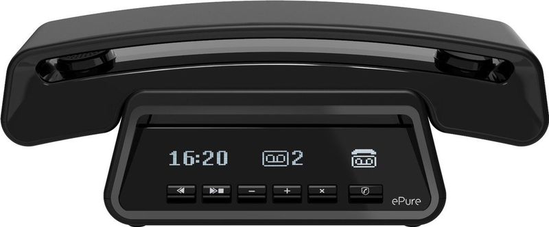 Alcatel E-pure Premium DECT Huistelefoon zwart: Stijlvol & Veilig met Blokkeerfunctie & Antwoordapparaat