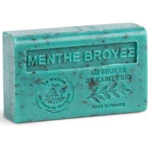 Shea Butter Perfumed Exfoliating Bar Soap (Crushed Mint)