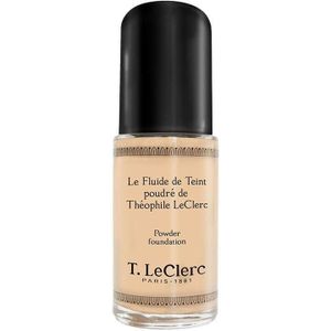T.LeClerc Powdery Complexion Fluid Foundationcrème, Nr. 01 - Ivoire Mat, 30 ml