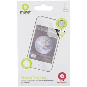 Muvit 15573 beschermfolie voor Apple iPhone 4G Mirror (2-pack)