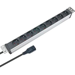 Professionele elektrische kabelhaspel, 4 stopcontacten en Schuko-stekker, H07RN-F3G1.5MM2, 25M, GS (TUV), IP44