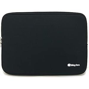 WAYTEX 71002 Beschermhoes voor tablet en laptop 13-14 inch, zacht neopreen, zwart