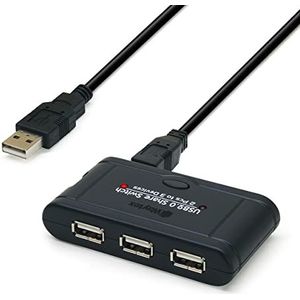 WAYTEX 28504 USB-hub 2.0, 3 USB-A, zelfvoorzienend voor 1 pc of 2 pc - kabel 1,00 m inbegrepen