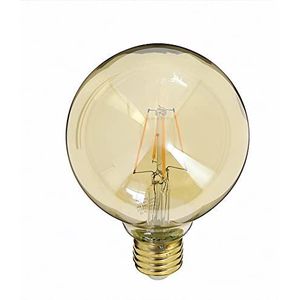 Ledlamp G95 – fitting E27 – 3 – 8 W cons. 30 W warmwit licht.