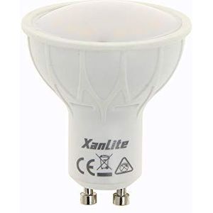 Xanlite - LED-spotlamp - GU10-5 fitting -5W cons. (35W eq.) - Warm wit licht - 150 lumen in stand-alone