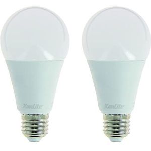 2 stuks LED-lamp A65 – E27 – klassiek