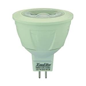 Ledlamp, fitting, GU5.3, ledspot, stralingshoek 36 graden, ledlamp, wit licht, 7 W, komt overeen met 50 W, 620 lm, ledlamp, neutraal wit, GU5.3 - VM50SCW Xanlite