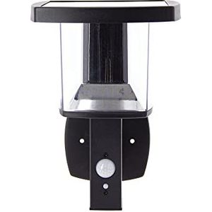 Xanlite SO1811AN Xanlite-SO1811AN-wandlamp, op zonne-energie, 600 lumen, IP44, bewegingsmelder, 3 bedrijfsmodi, kleur: zwart