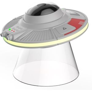Xanlite - SPACELITE - Nachtlampje Projector LED ruimteschip - 8 verlichtingsmodi, geïntegreerde Bluetooth luidspreker, geluidssynchronisatie
