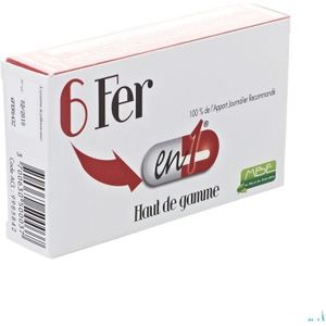 Gelbopharma - 6 Iron in 1 - Voedingssupplement - 60 Capsules