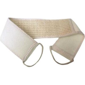 Scrubband voor de rug van haarhaar, 1 kant haar en 1 zijde zacht katoen, toiletband met peeling-effect voor de douche, krijg een zachte huid, ideaal voor celvernieuwing