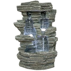 Zen'Light SCFR150 Grand Canyon fontein, grijs, steen, 19 x 16 x 28 cm