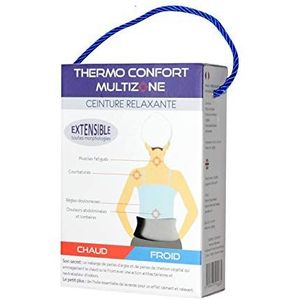 ZenArome - Thermo Comfort - Pijnverlichtende Riem - Herbruikbaar - Natuurlijke Kleiparels en Houtskoolparels