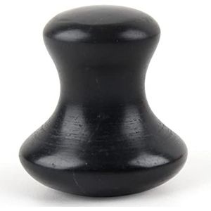 Sun & Sia MASS22-GCH.N - 1 Champi GuaSha van zwarte jade - cosmetica en gezichtsverzorging - 1 Champi Gua Sha