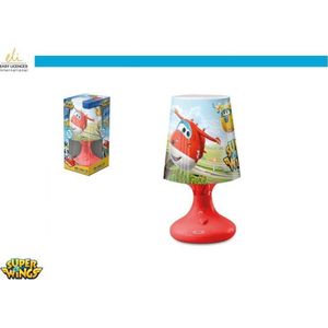 Super Wings - Nachtlampje kinderen - Rood - 18cm