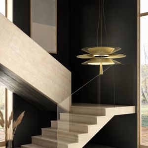 Forestier Gravity 2 hanglamp Ø68cm crème