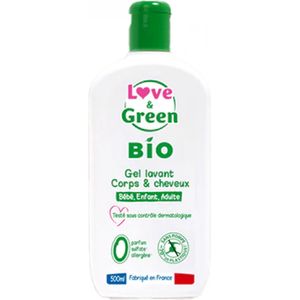 Love & Green - Lavant lichaam/biologische haargel 0% 500 ml – gemaakt in Frankrijk