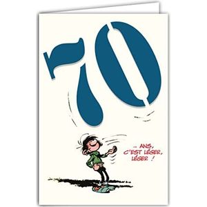 Gaston Lagaffe GLCT-6058 verjaardagskaart voor de 70e verjaardag