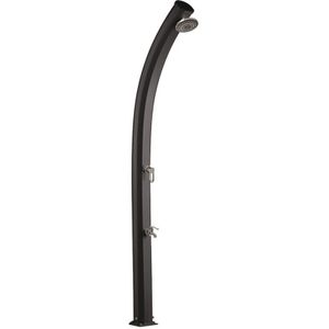 Solardusche Jolly 33L Aluminuim 33L - 233 cm - Fußspülung + Regenbrause + verstärkte Basis - Coloris Anthracite