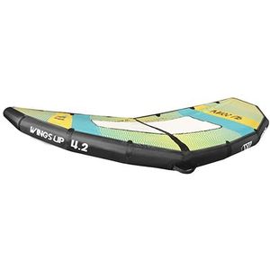 Wattsup - Surfvleugel - PB-WWNG42 - Stevige nylon trekvleugel met gemakkelijke klittenbandsluiting - Ideaal voor Wing Foil, Wing Snow, Wing Skate, Wing Sup - Inclusief tas/riem - 295cm