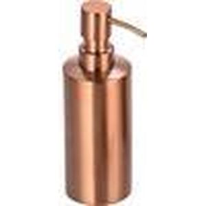 MSV Zeeppompje/dispenser - Kyoto - rvs - koper kleur - 6 x 18 cm - 260 ml