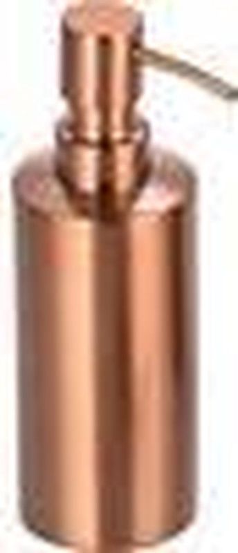 MSV Zeeppompje/dispenser - Kyoto - rvs - koper kleur - 6 x 18 cm - 260 ml