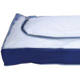 MSV opbergtas/beschermhoes beddengoed/kleding - voor onder bed - 109 x 46 x 15 cm