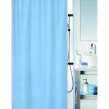 MSV - Douchegordijn - Hemelsblauw - Polyester - 120 x 200 cm