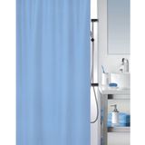 MSV - Douchegordijn - Hemelsblauw - Polyester - 120 x 200 cm