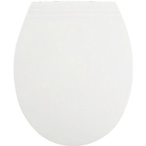 MSV WC-bril, wit, 45,5 x 38 x 5 cm, 9 stuks