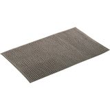 MSV Badkamerkleed/badmat tapijtje voor op de vloer - beige - 50 x 80 cm - Microvezel - anti slip