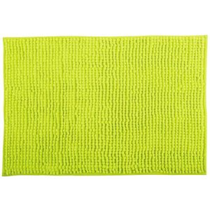 Badkamerkleedje/badmat tapijt voor op de vloer appelgroen 60 x 90 cm - Badmatjes