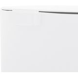 MSV Prullenbak/pedaalemmer kunststof wit 3L klein model Badkamer/toilet