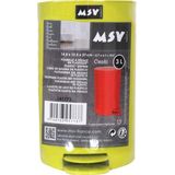 MSV Pedaalemmer - kunststof - appelgroen - 3L - klein model - 15 x 27 cm - Badkamer/toilet