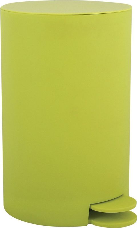 MSV Pedaalemmer - kunststof - appelgroen - 3L - klein model - 15 x 27 cm - Badkamer/toilet